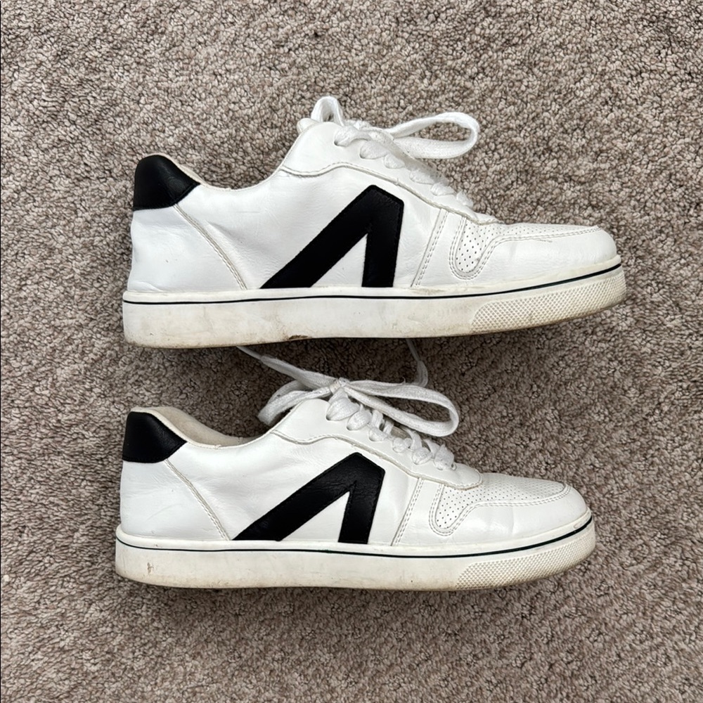 MIA Classic White and Black Sneakers